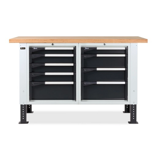 Vendita online Banco Work Master BR 1503 piano Multiplex mm.1500x750x740/1115H - Grigio